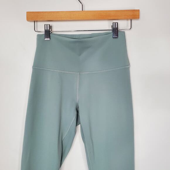Lululemon Wunder Train Contour Fit High-Rise Tight 25" Misty Glade W5DZRS Size 6 - Picture 4 of 8